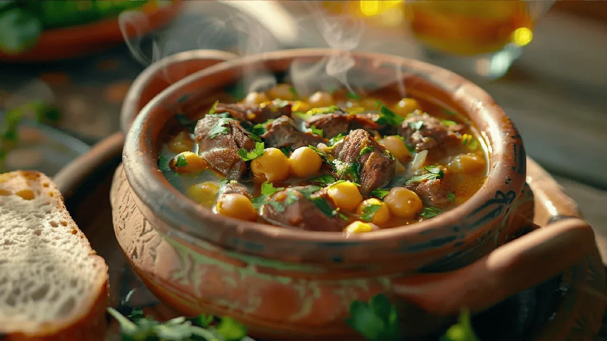 Гурма (мясное рагу) — блюдо из мяса, картофеля, томатов и перца